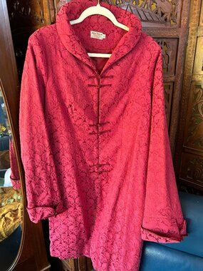Silk Jacket, Vtg Asian Inspired from SF Chinatown